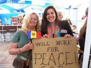 Me and Romy, hustling for peace...