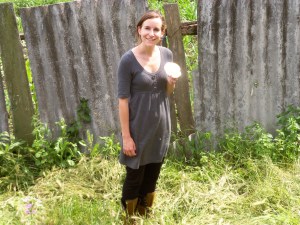 Robyn, with mushroom